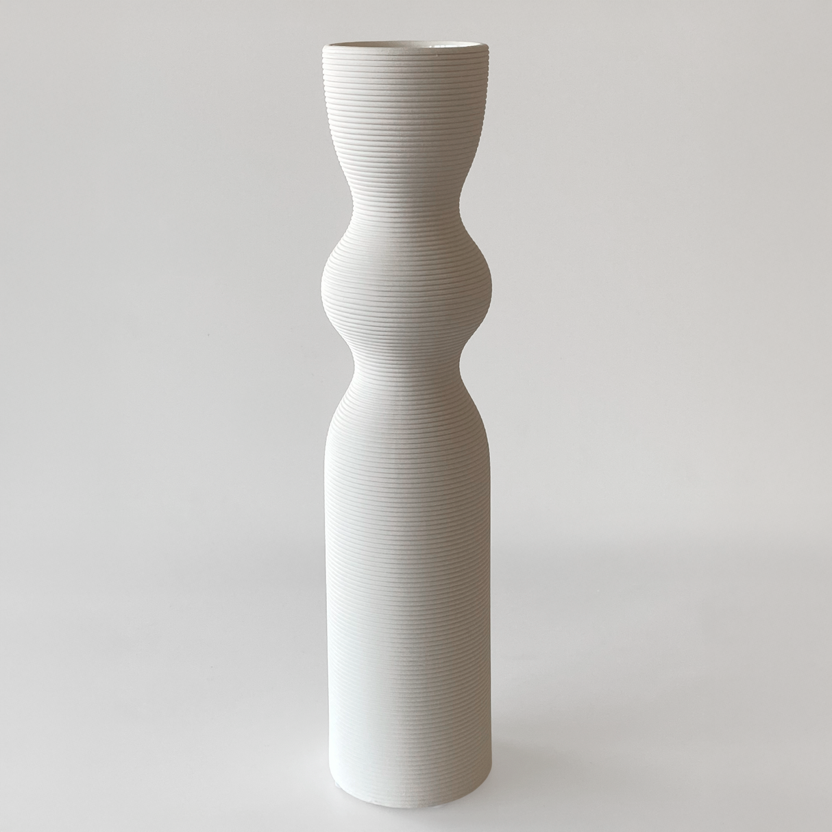 Jarrón Decorativo de Ceramica Curvo