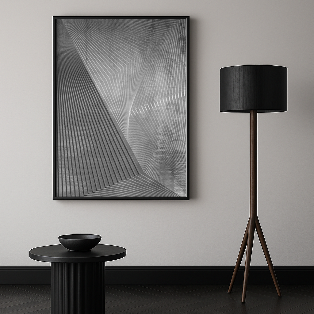 Cuadro Decorativo Abstracto Geométrico Bihua