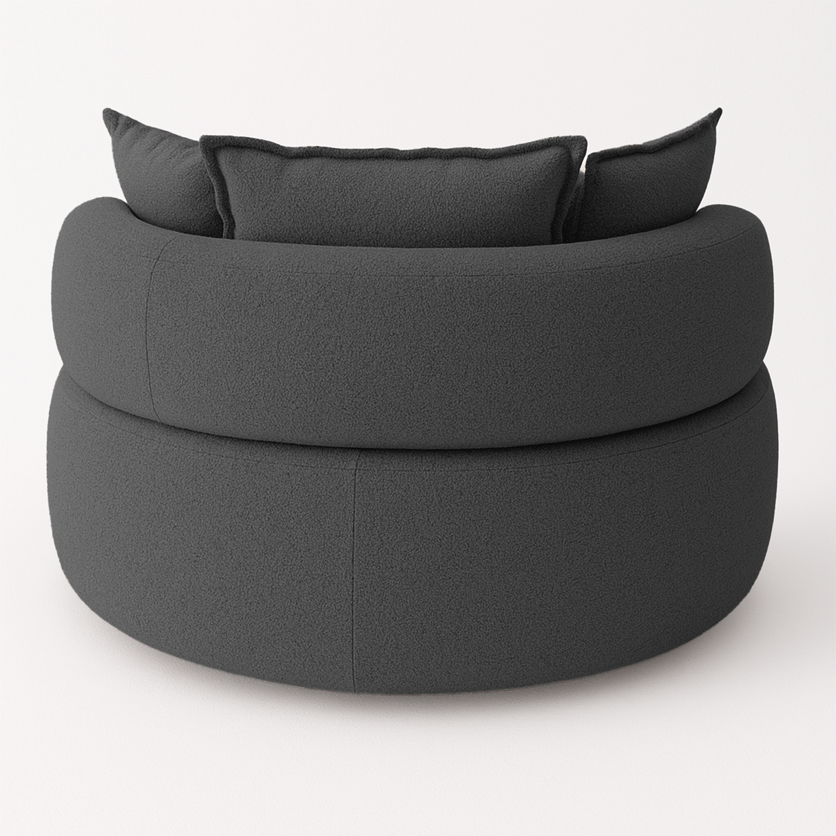 Poltrona con base giratoria Charlotte