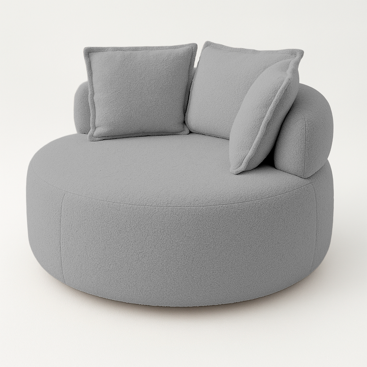 Poltrona con base giratoria Charlotte