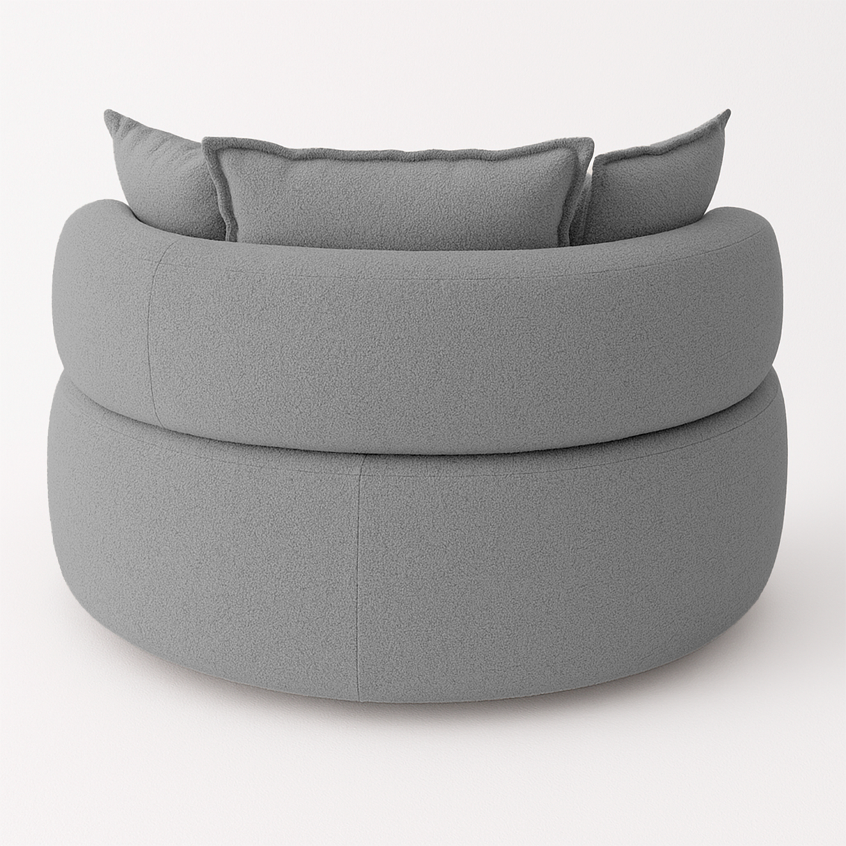 Poltrona con base giratoria Charlotte