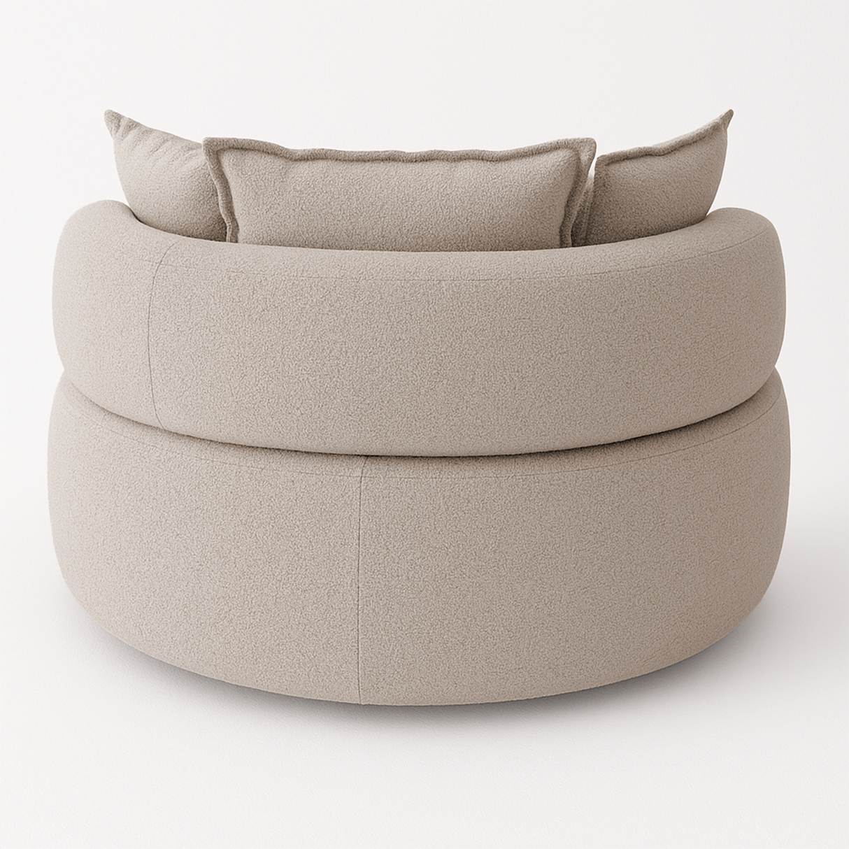 Poltrona con base giratoria Charlotte