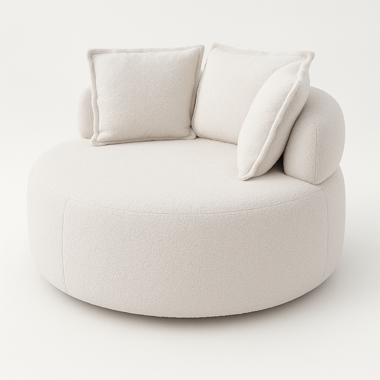 Poltrona con base giratoria Charlotte