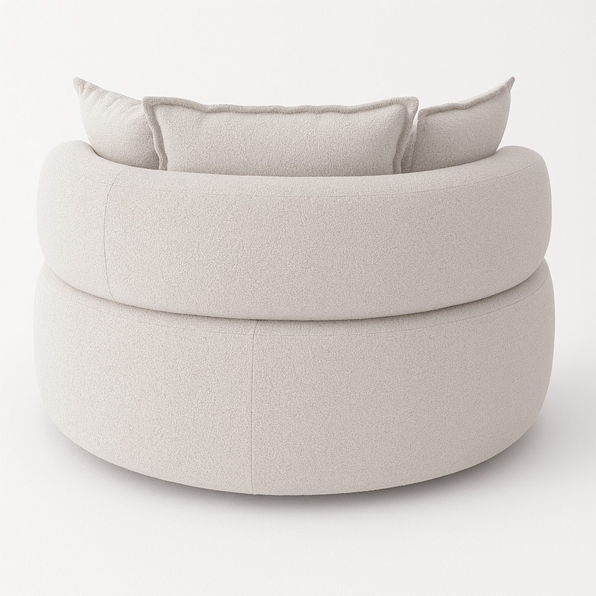 Poltrona con base giratoria Charlotte