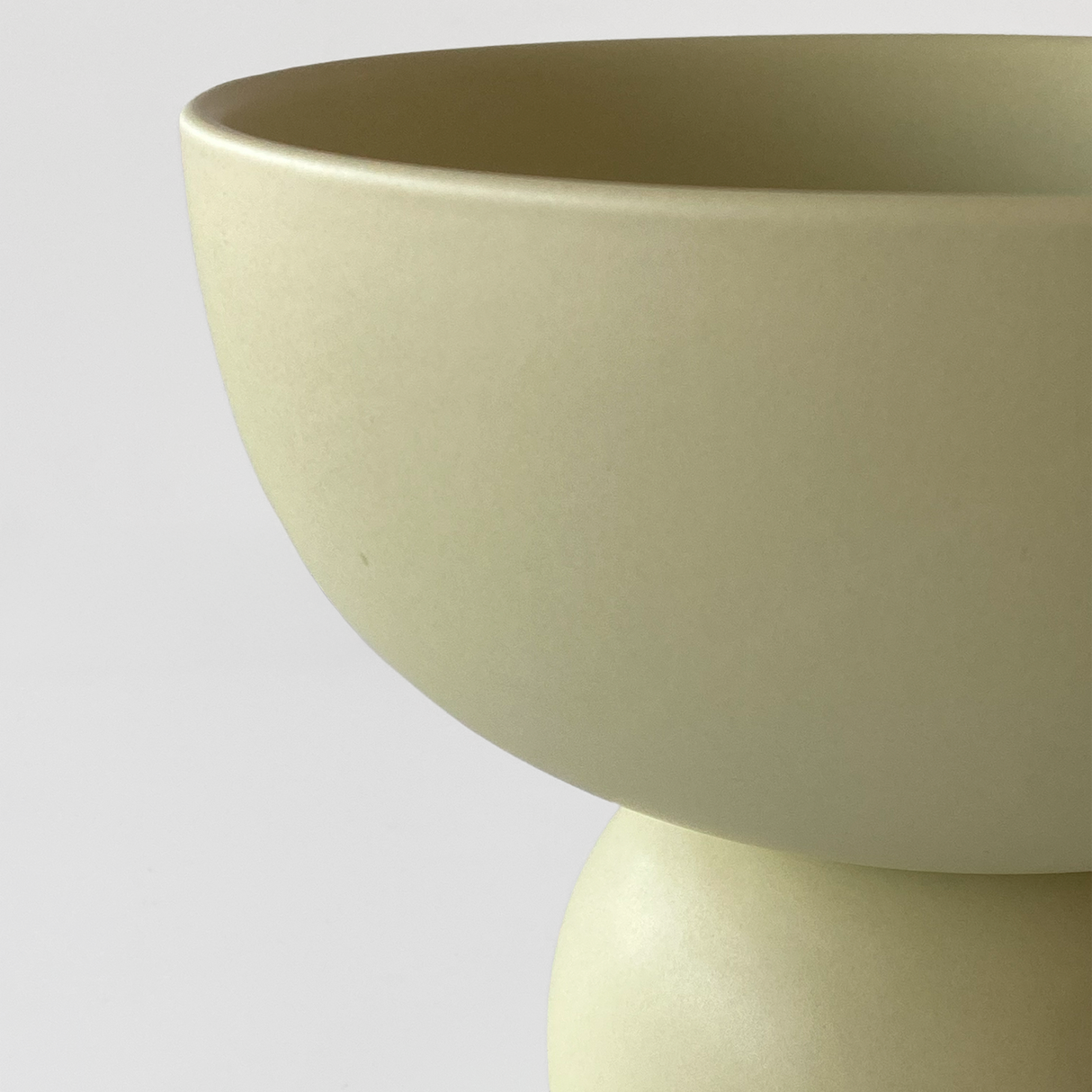 Jarrón Semicírculo Verde