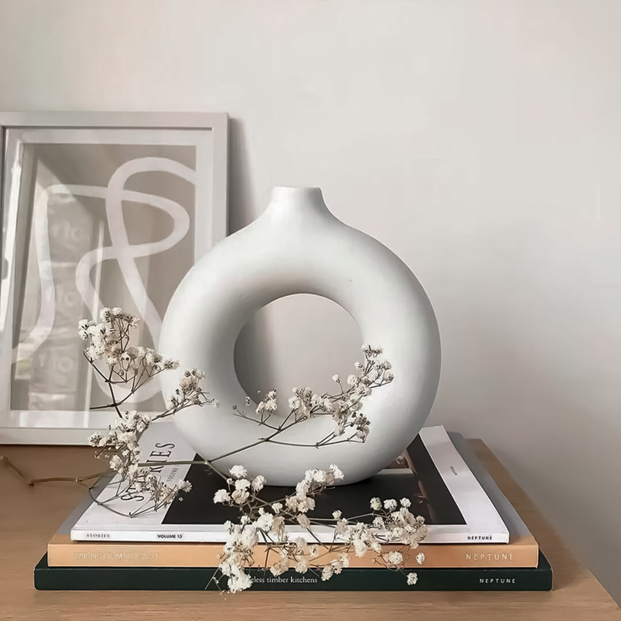 Jarrón Mist Kelida Porcelana