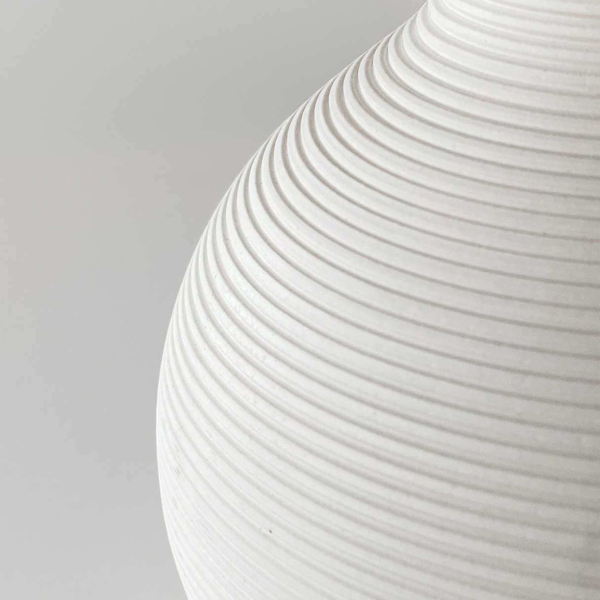 Florero de Cerámica Blanco Cuello Chico