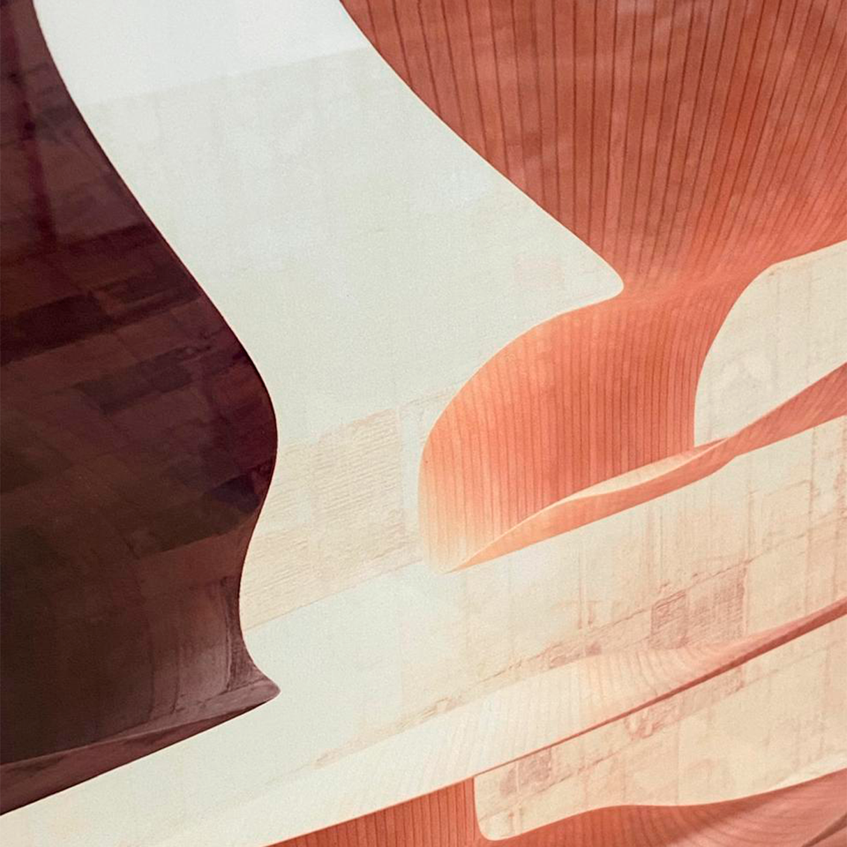 Cuadro Decorativo Abstracto Roble