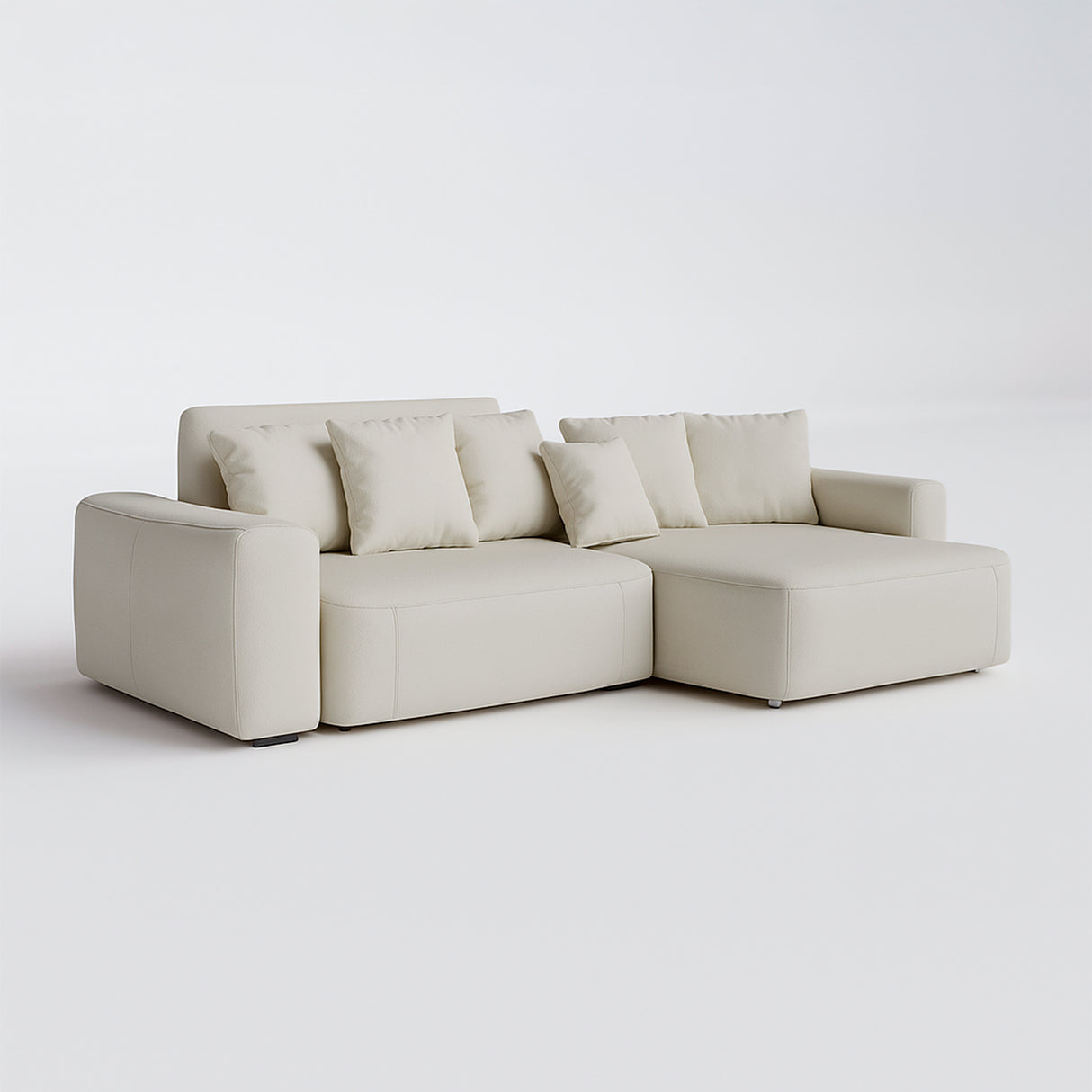 Sofá de Cuero Albany Extensible y Reclinable