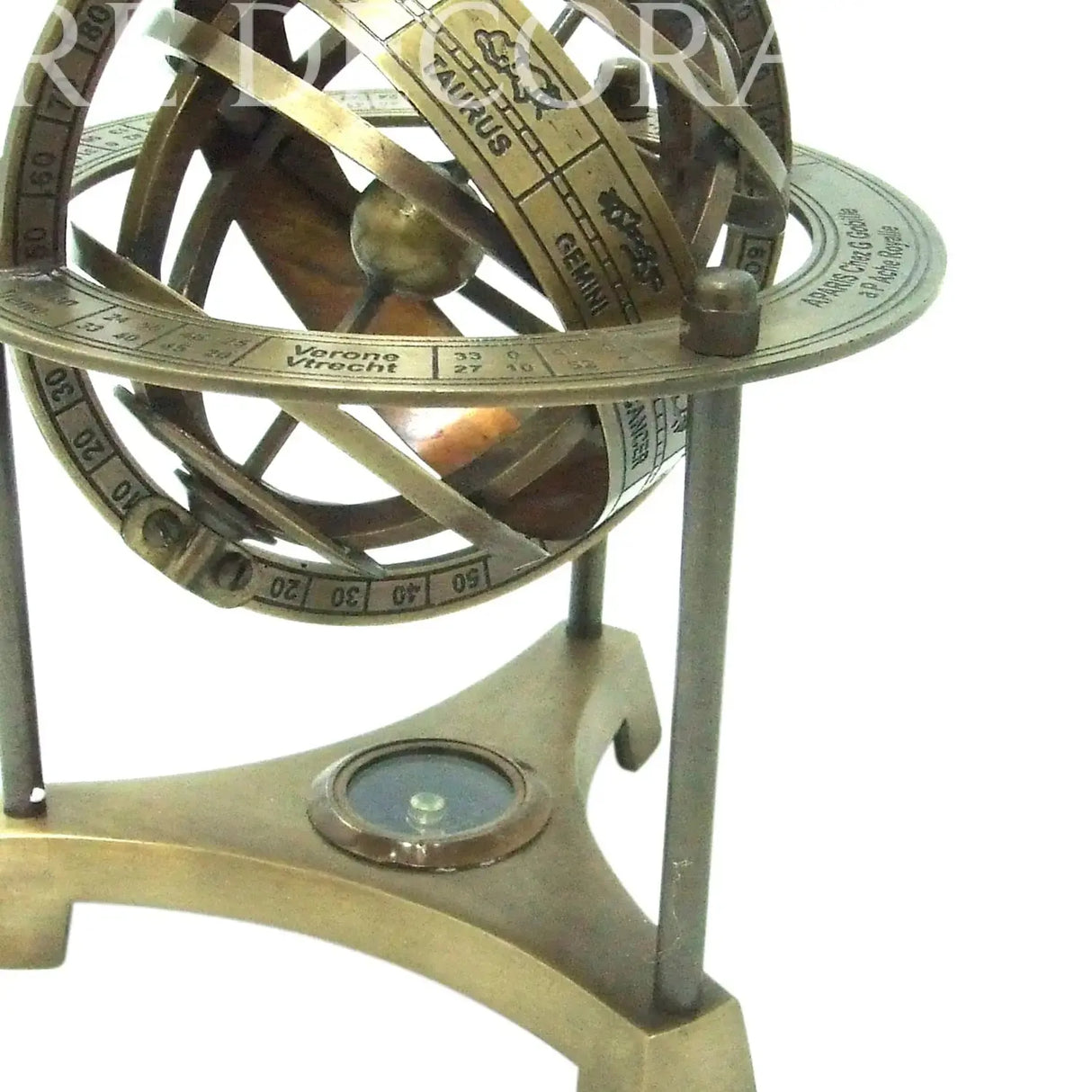 Astrolabio Esférico con Brújula Re Decora