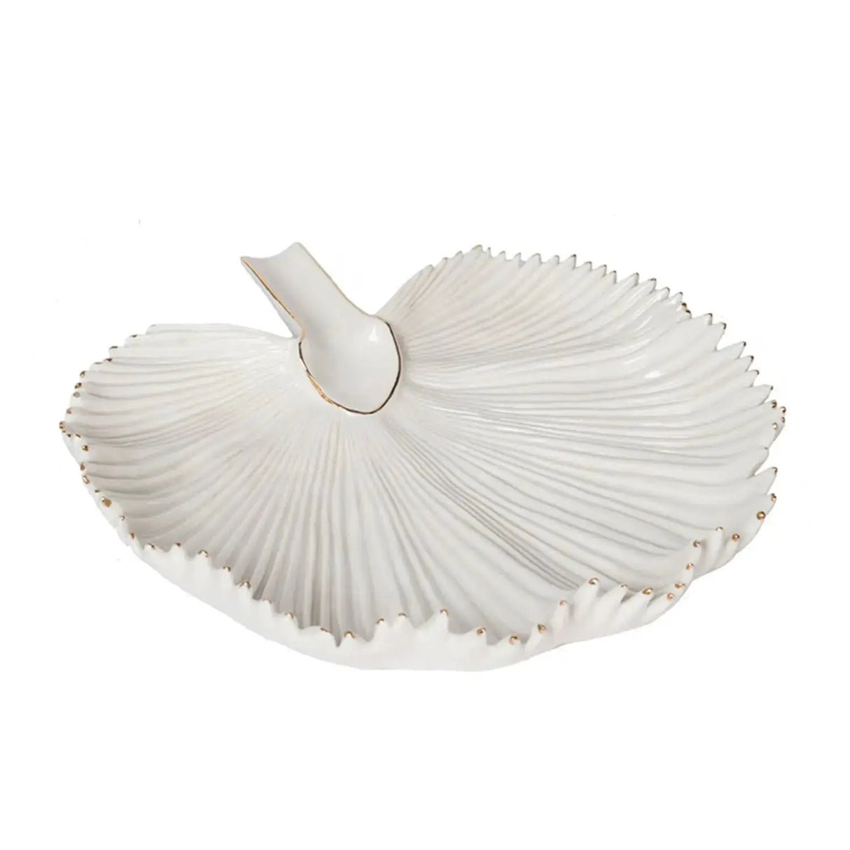 Bandeja Hoja Blanca Mediana Re Decora