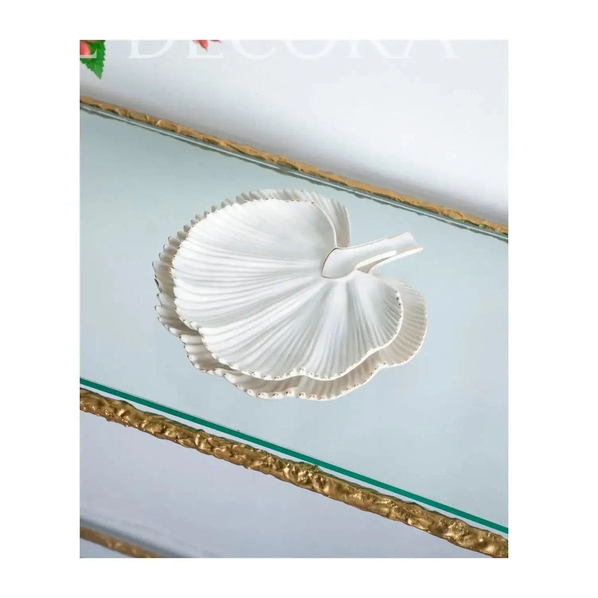 Bandeja Hoja Blanca Re Decora