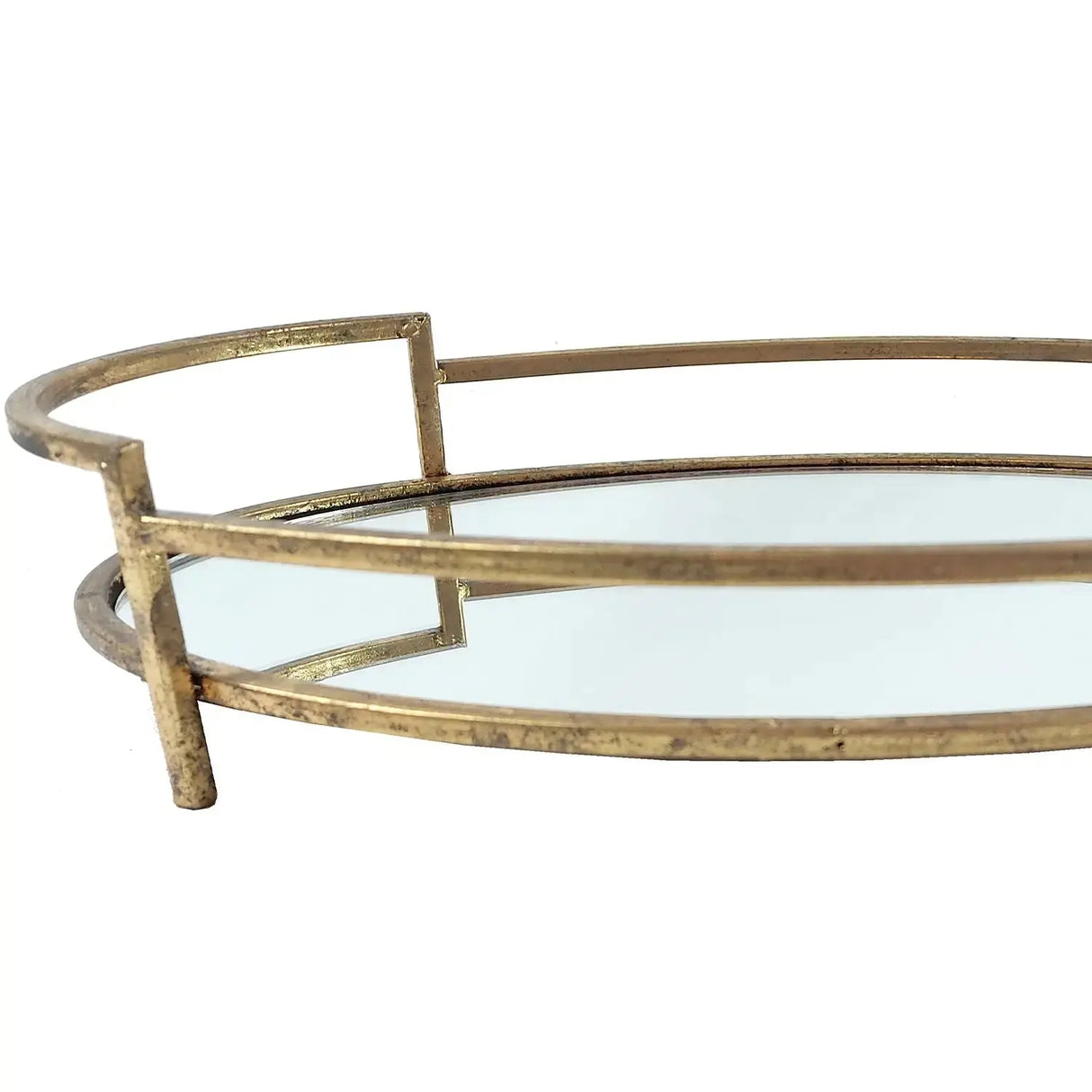 Bandeja Metal Espejo Re Decora