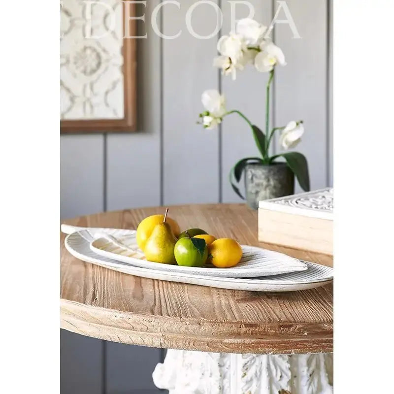 Bandeja de Hoja Blanca Re Decora