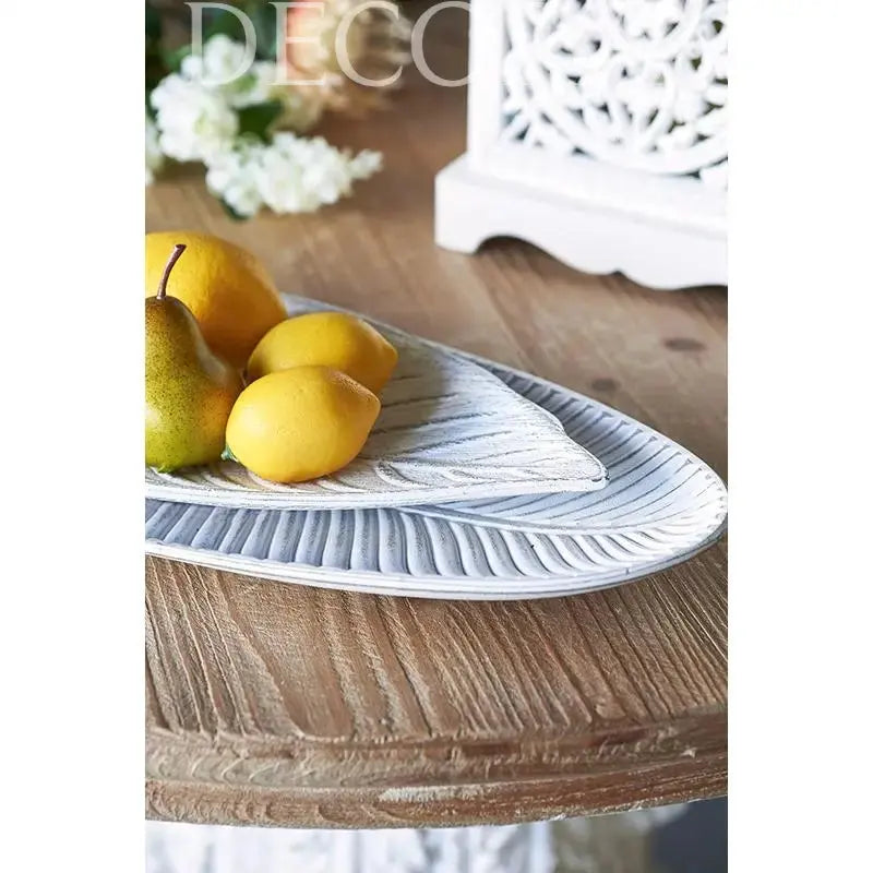 Bandeja de Hoja Blanca Re Decora