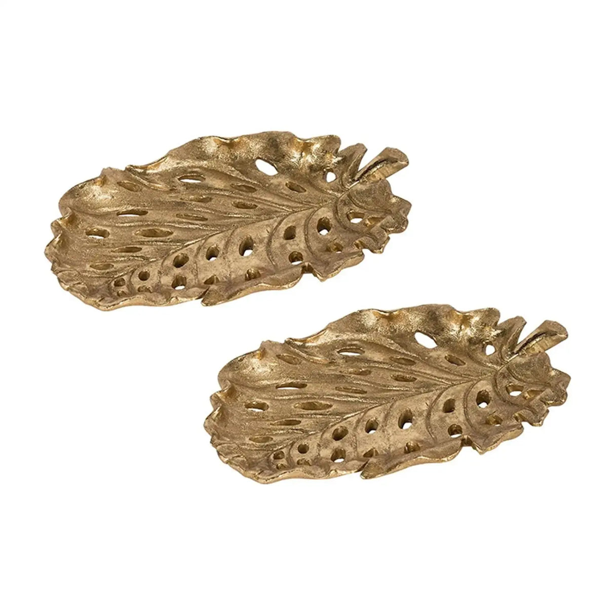 Bandeja de Hoja Dorada - Set de 2 Re Decora