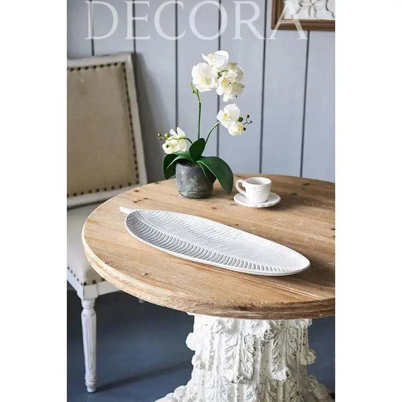 Bandeja de Hoja Ovalada Re Decora