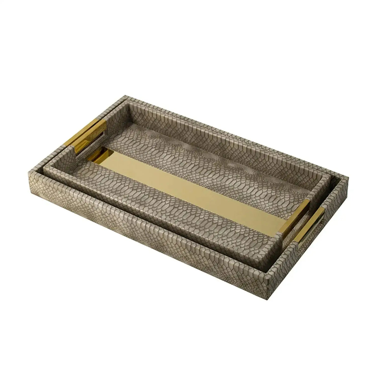 Bandejas Nido Piel de Serpiente - Set de 2 Re Decora