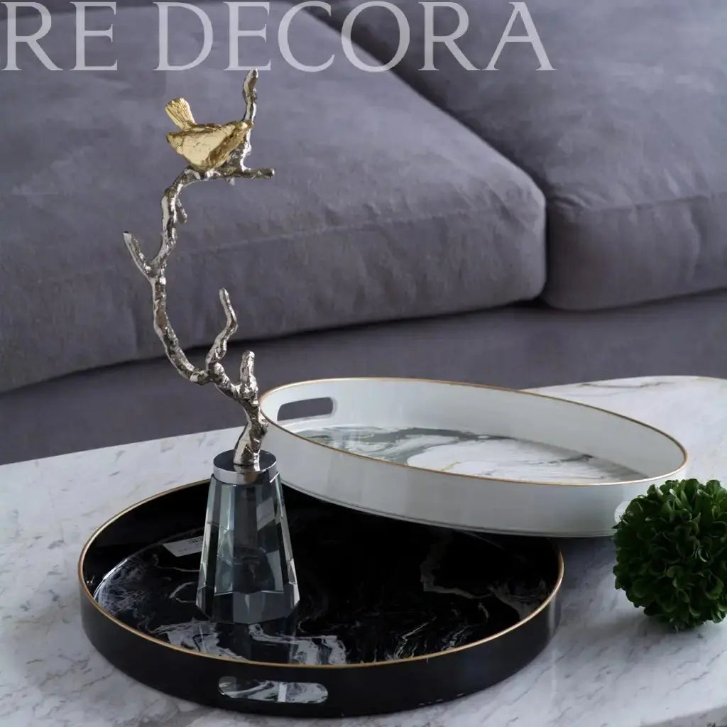 Bandejas Quinn Negro-Blanco