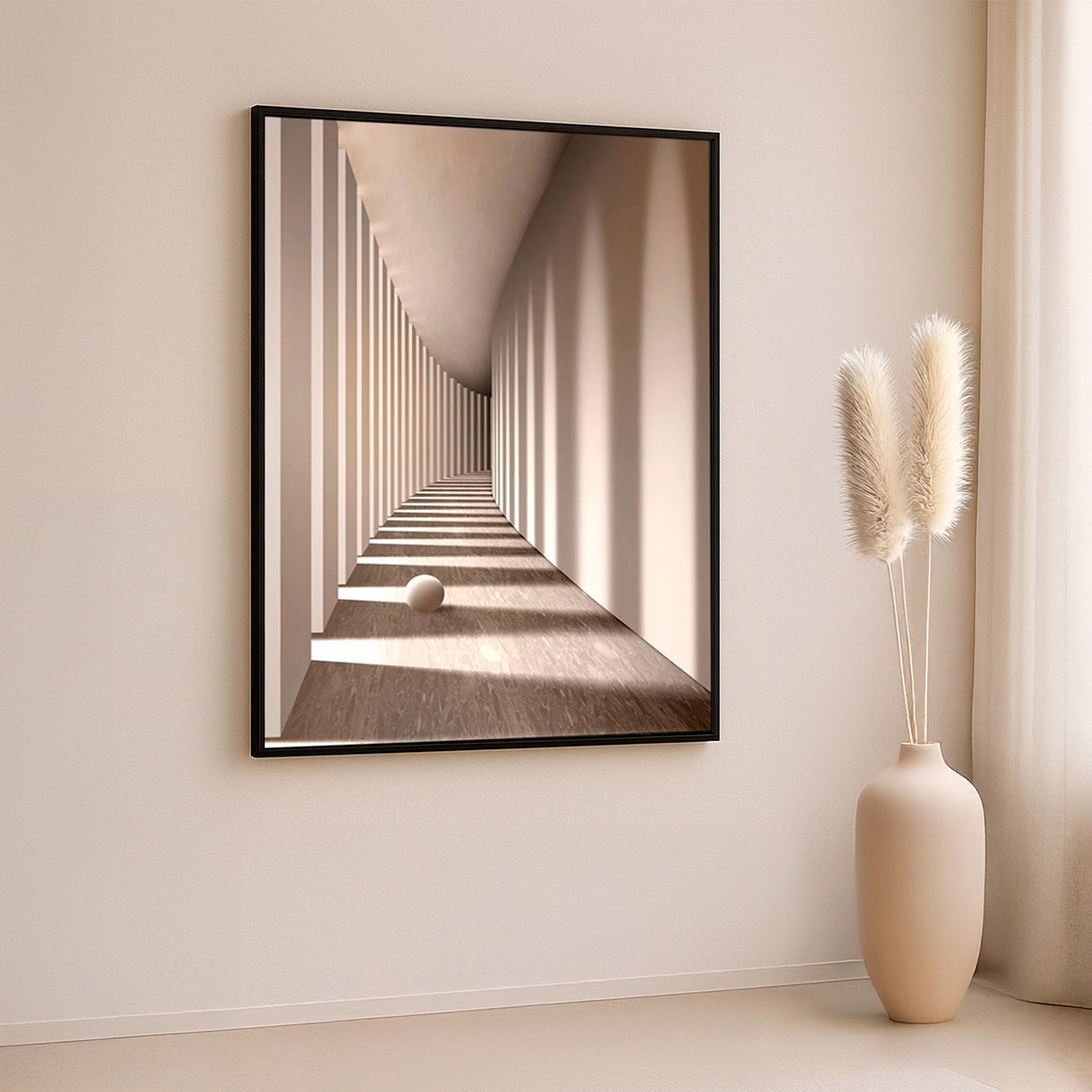 Cuadro Decorativo Abstracto Pasillo Bihua