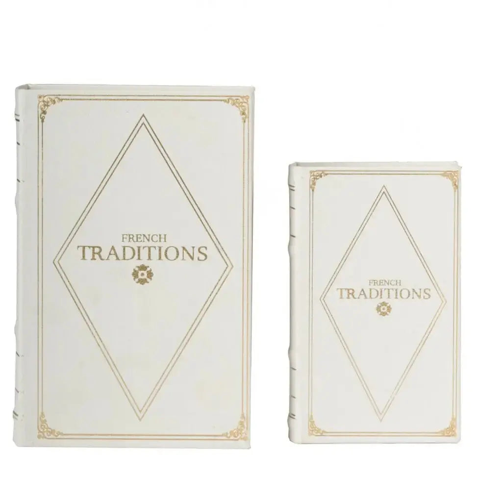 Caja Libro Francia - Set de 2 Re Decora