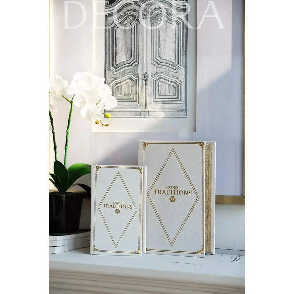 Caja Libro Francia - Set de 2 Re Decora