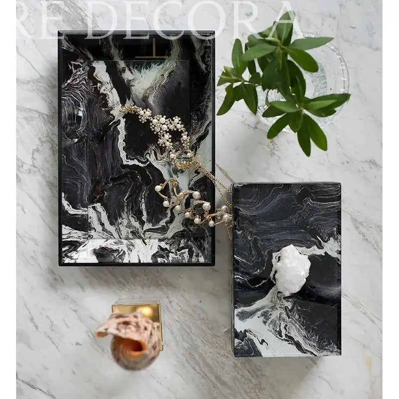 Caja de Joyas Mármol Grande Re Decora