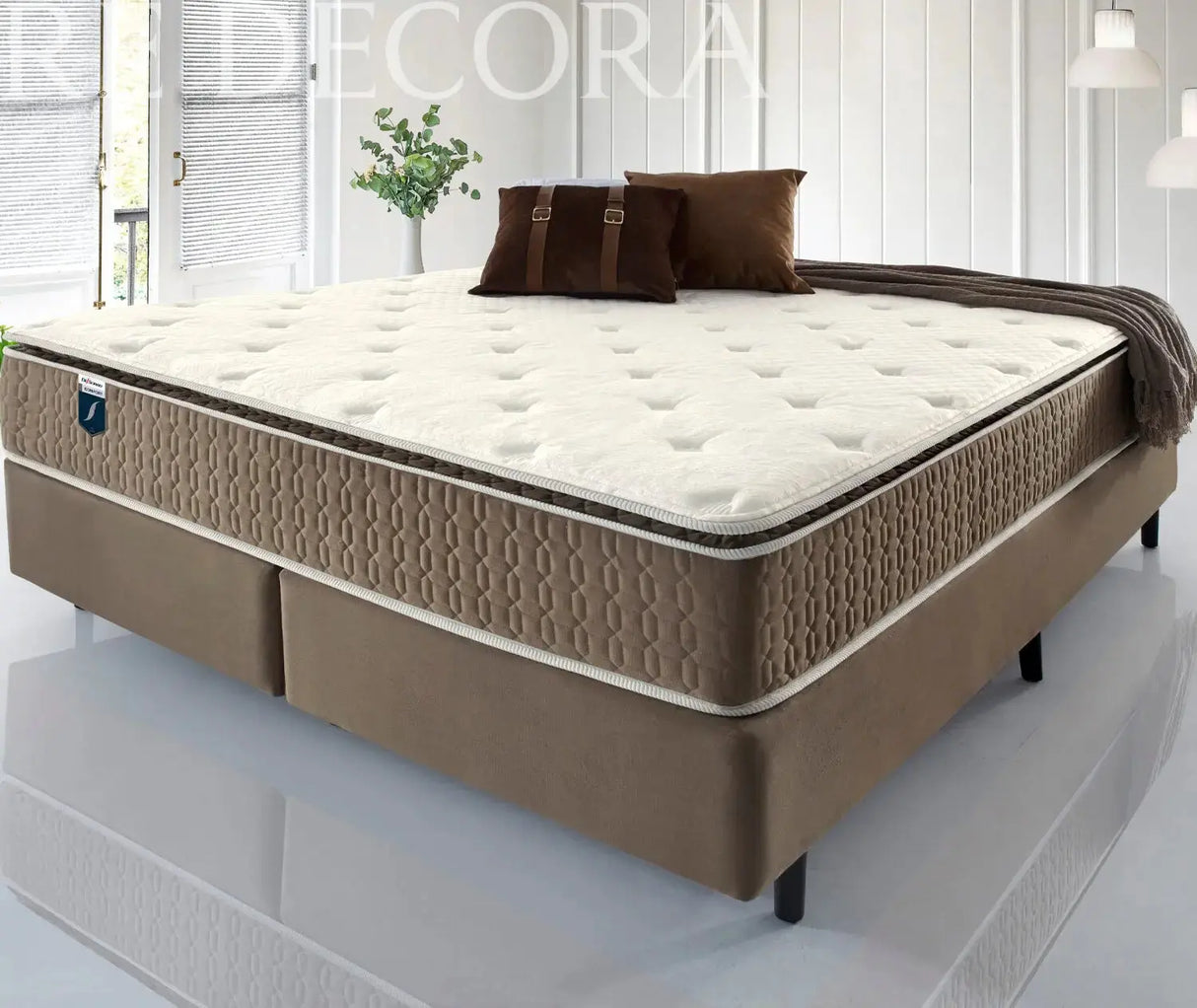 Cama Europea Confort a Confección Di Qualita