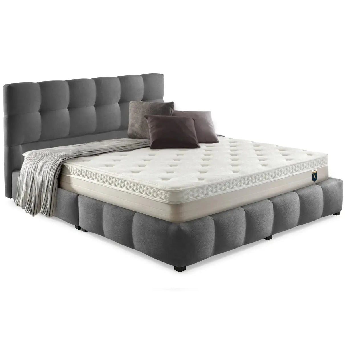 Cama 2 plazas estilo europeo de alta calidad. Re Decora. Di Sonno.