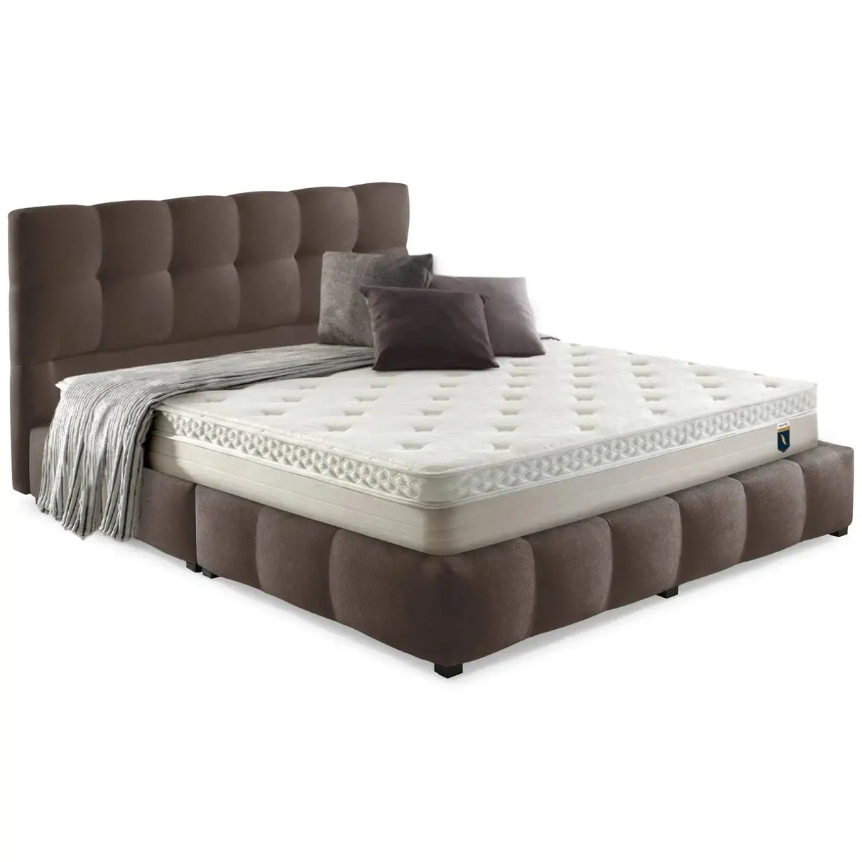 Cama 2 plazas estilo europeo de alta calidad. Re Decora. Di Sonno.