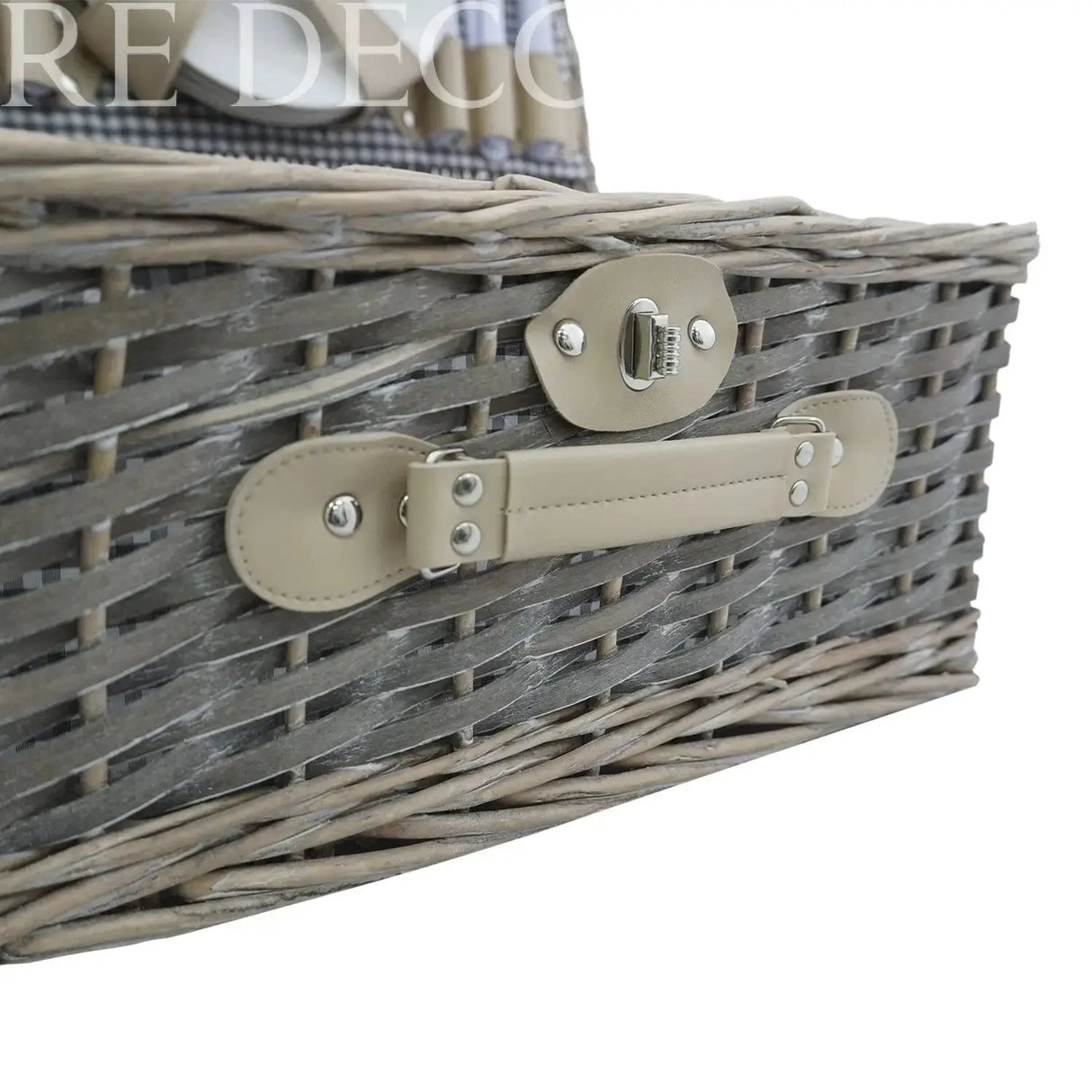 Canasta Picnic Ratán para 4 personas