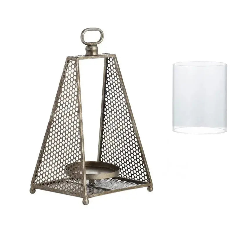 Candelabro de Fierro Dorado Re Decora