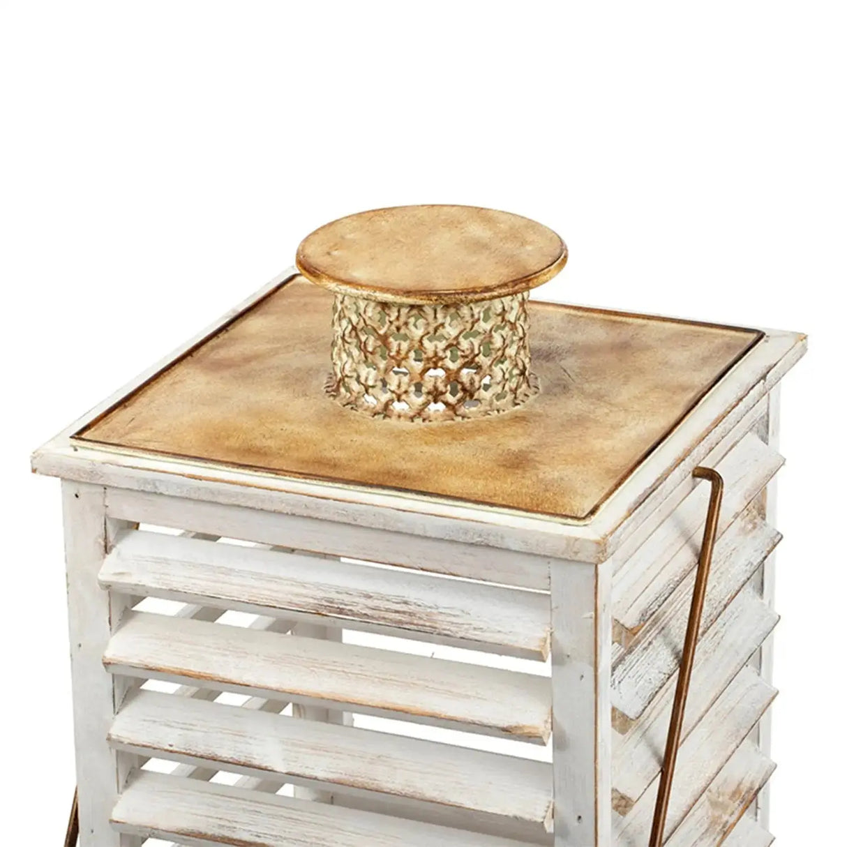 Candelabro de Madera Envejecida - Set de 2 Re Decora