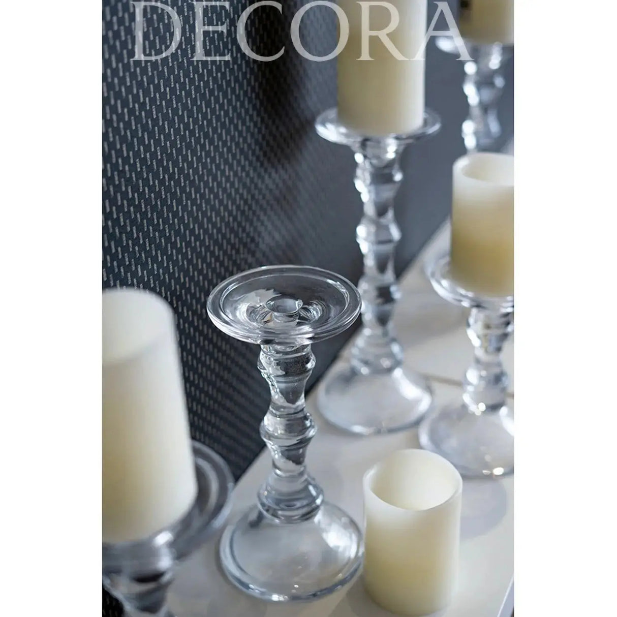 Candelabro de Vidrio Mediano Re Decora