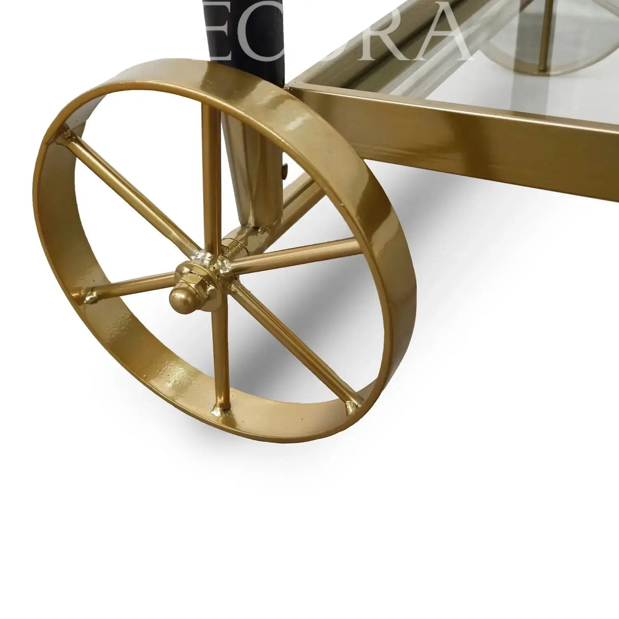 Carro de Servicio Dorado Re Decora