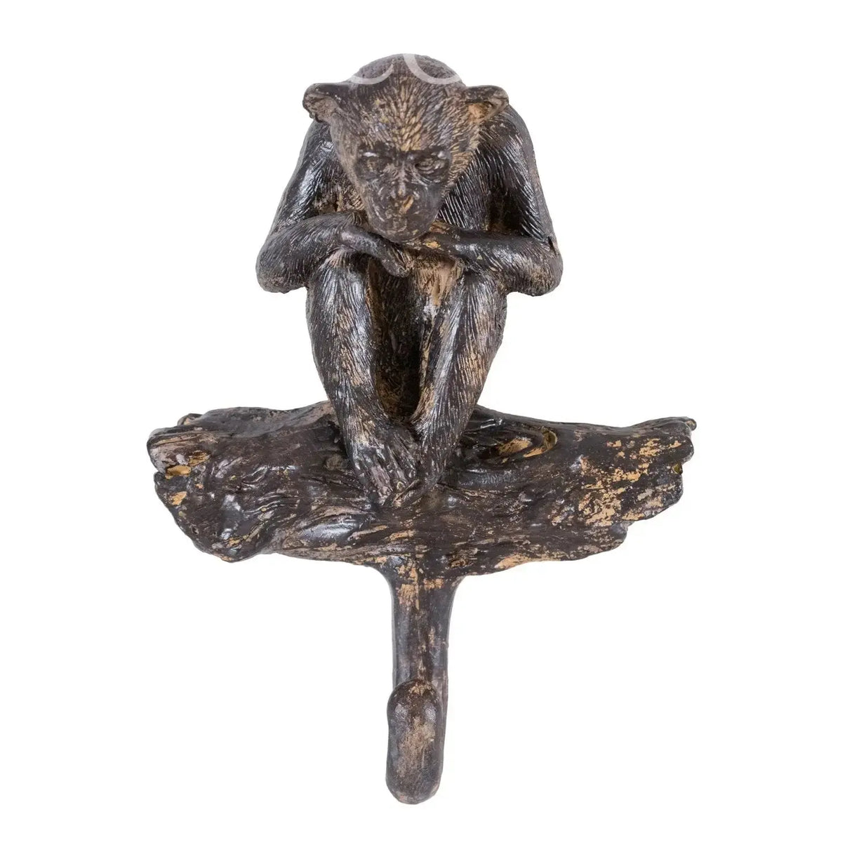 Colgador rústico de mono