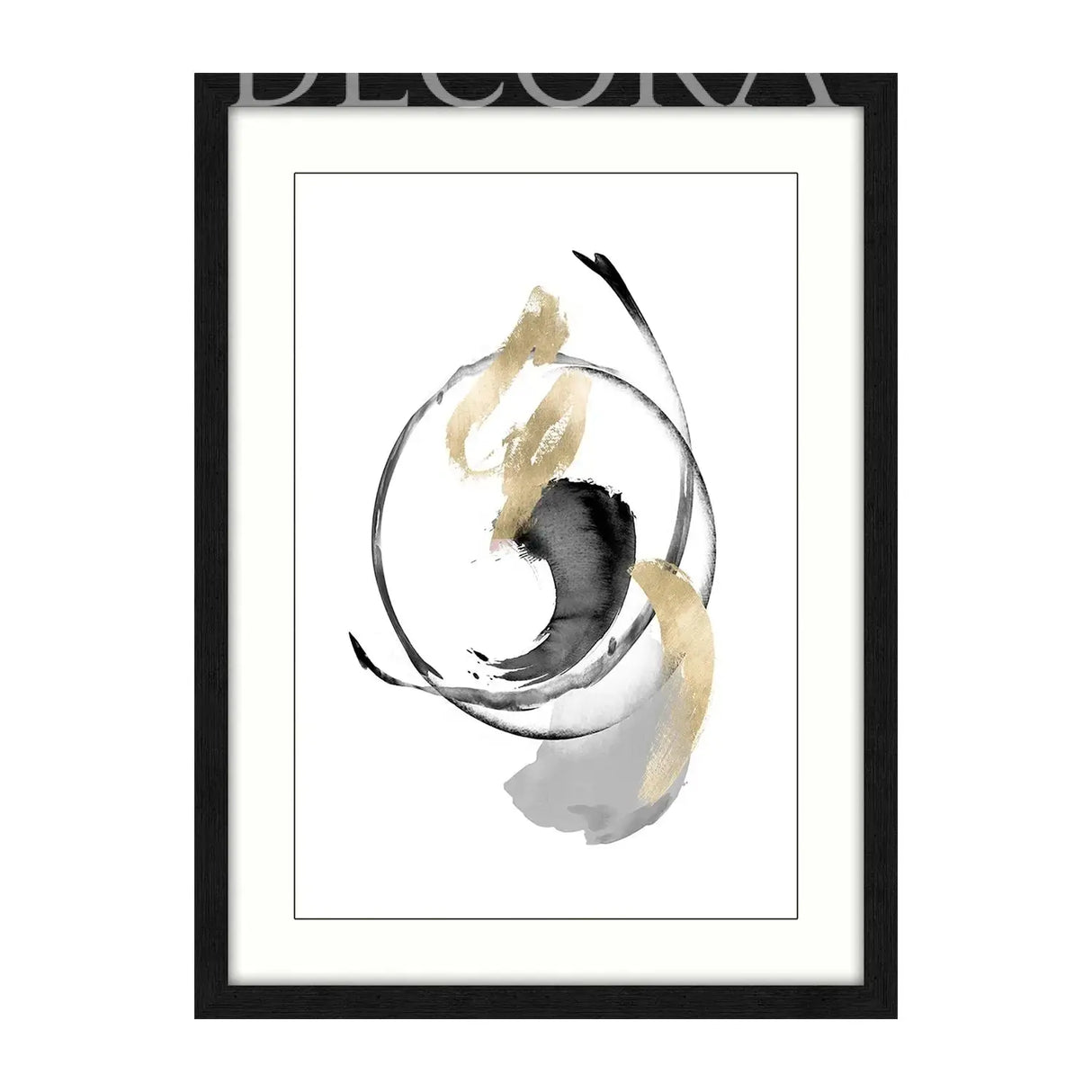 Cuadro Acuarela y Doré Re Decora