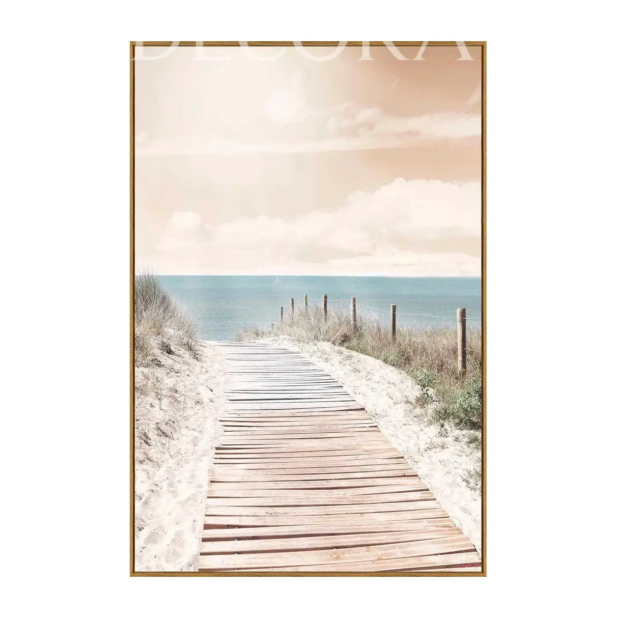 Cuadro camino al mar