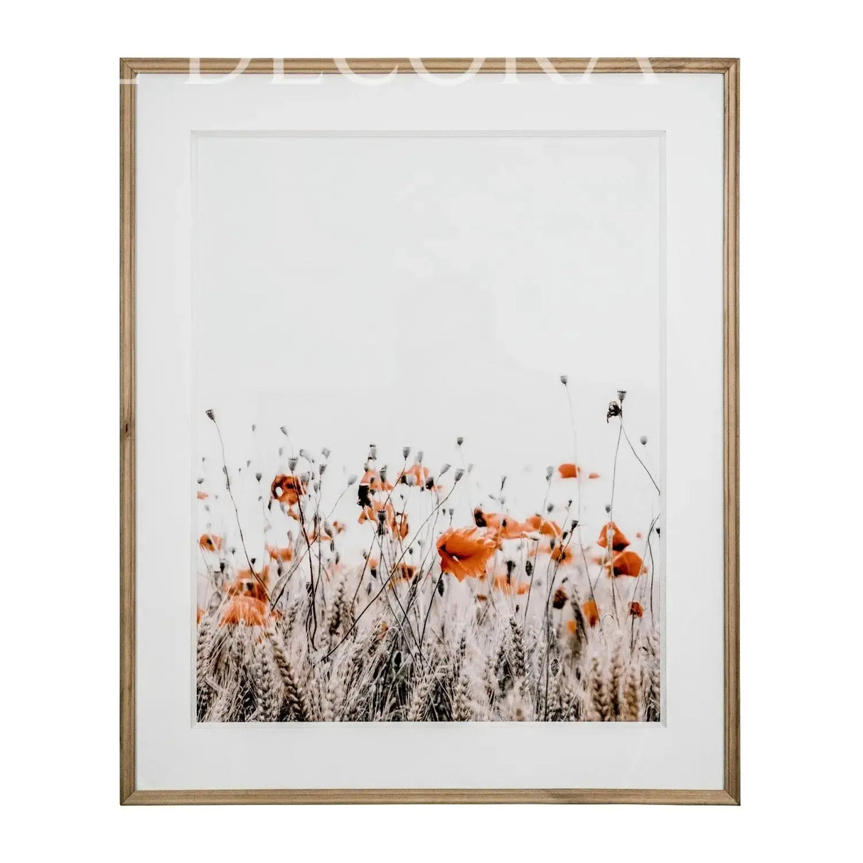 Cuadro Nórdico Flores pradera 1