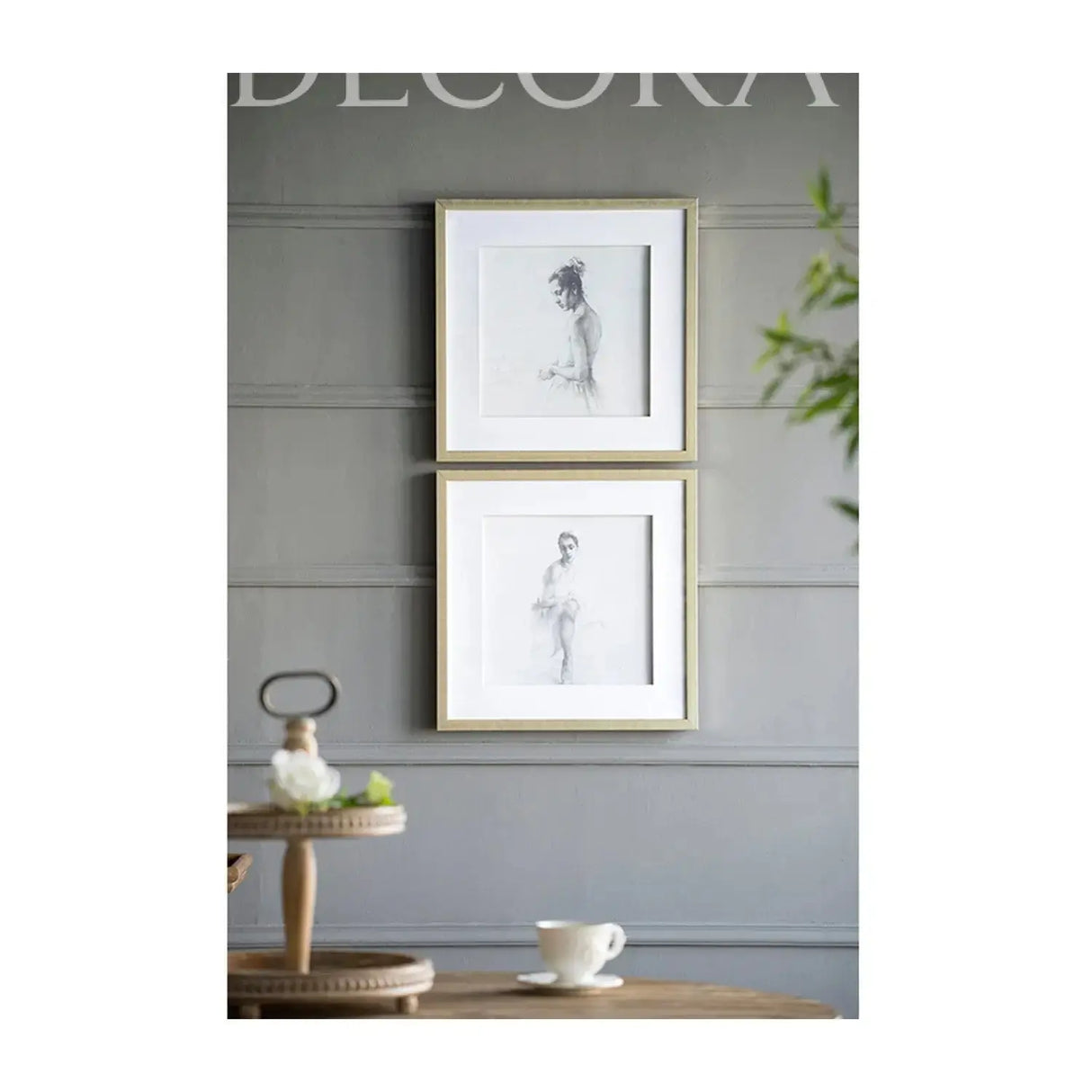 Cuadro de Bailarina Ballet - Set de 2 Re Decora