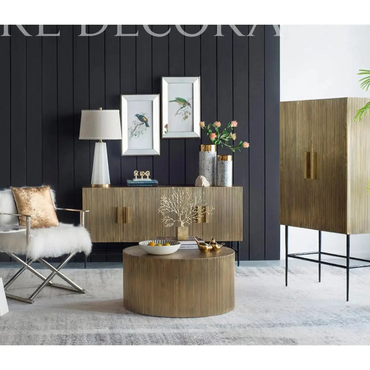 Cuadro de Pájaros Marco Espejo - Set de 2 Re Decora