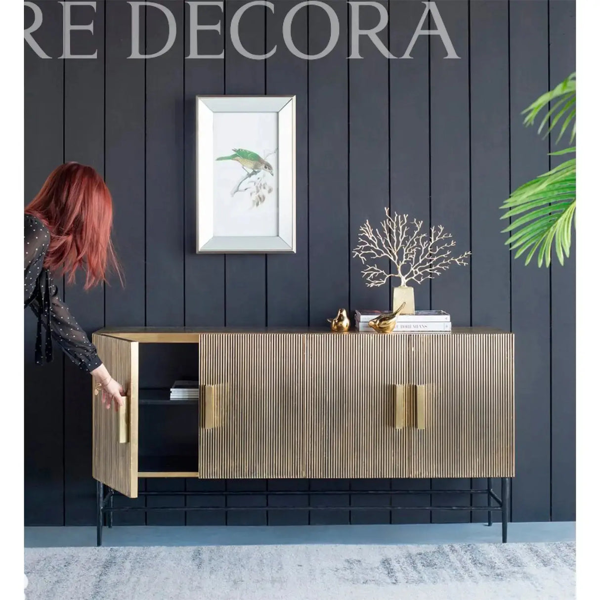 Cuadro de Pájaros Marco Espejo - Set de 2 Re Decora