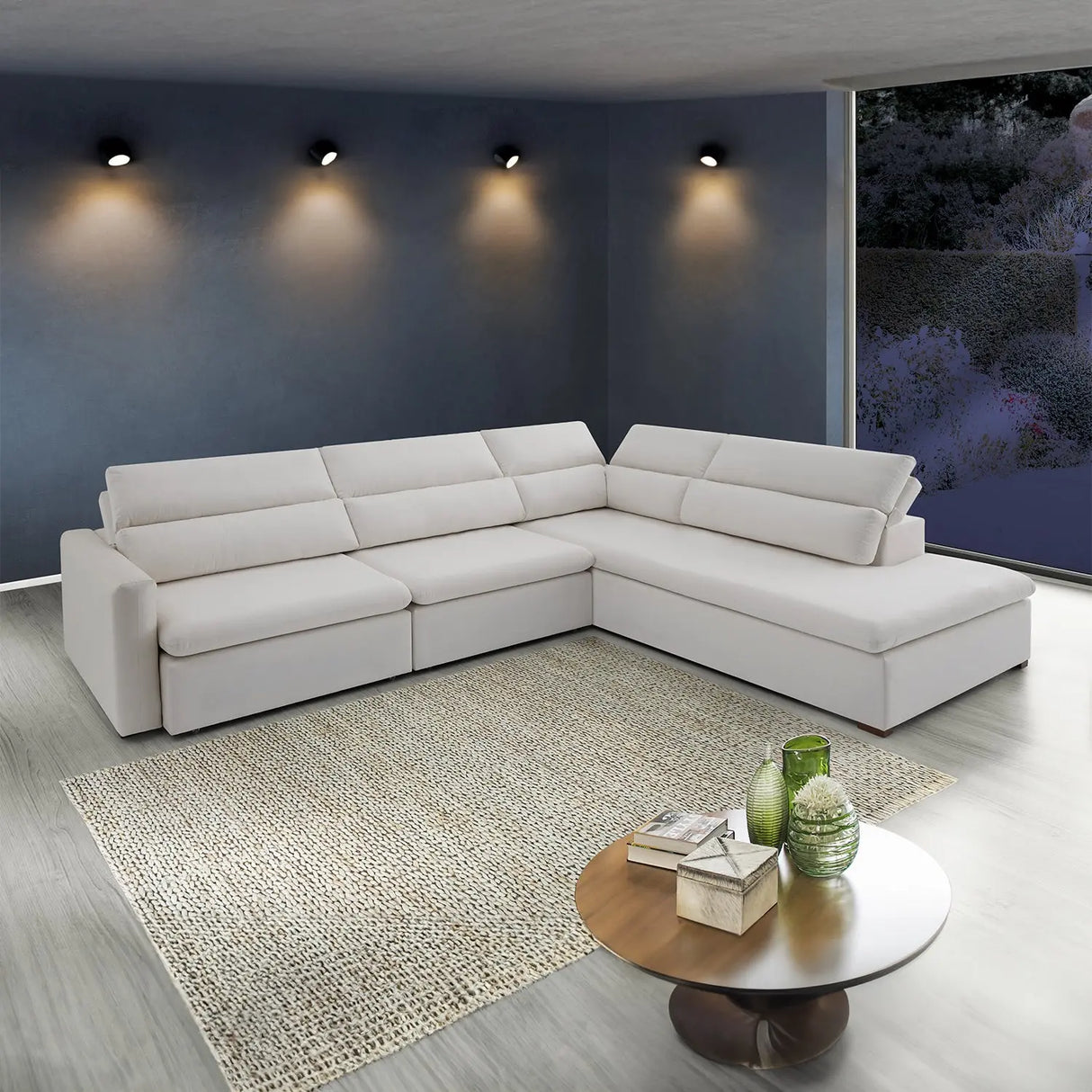 Sofá Dublin con Chaise Longue Di Qualita