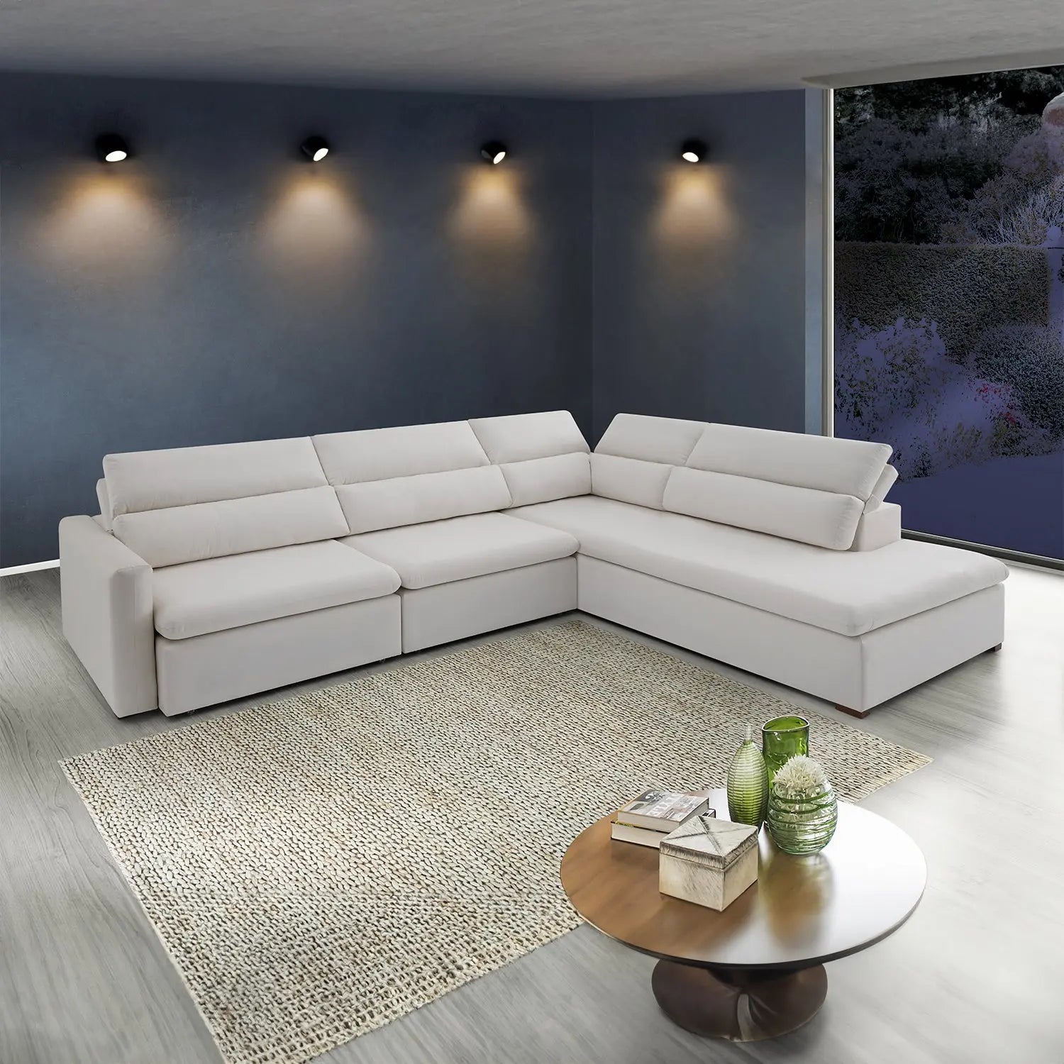 Sofá Dublin con Chaise Longue Di Qualita