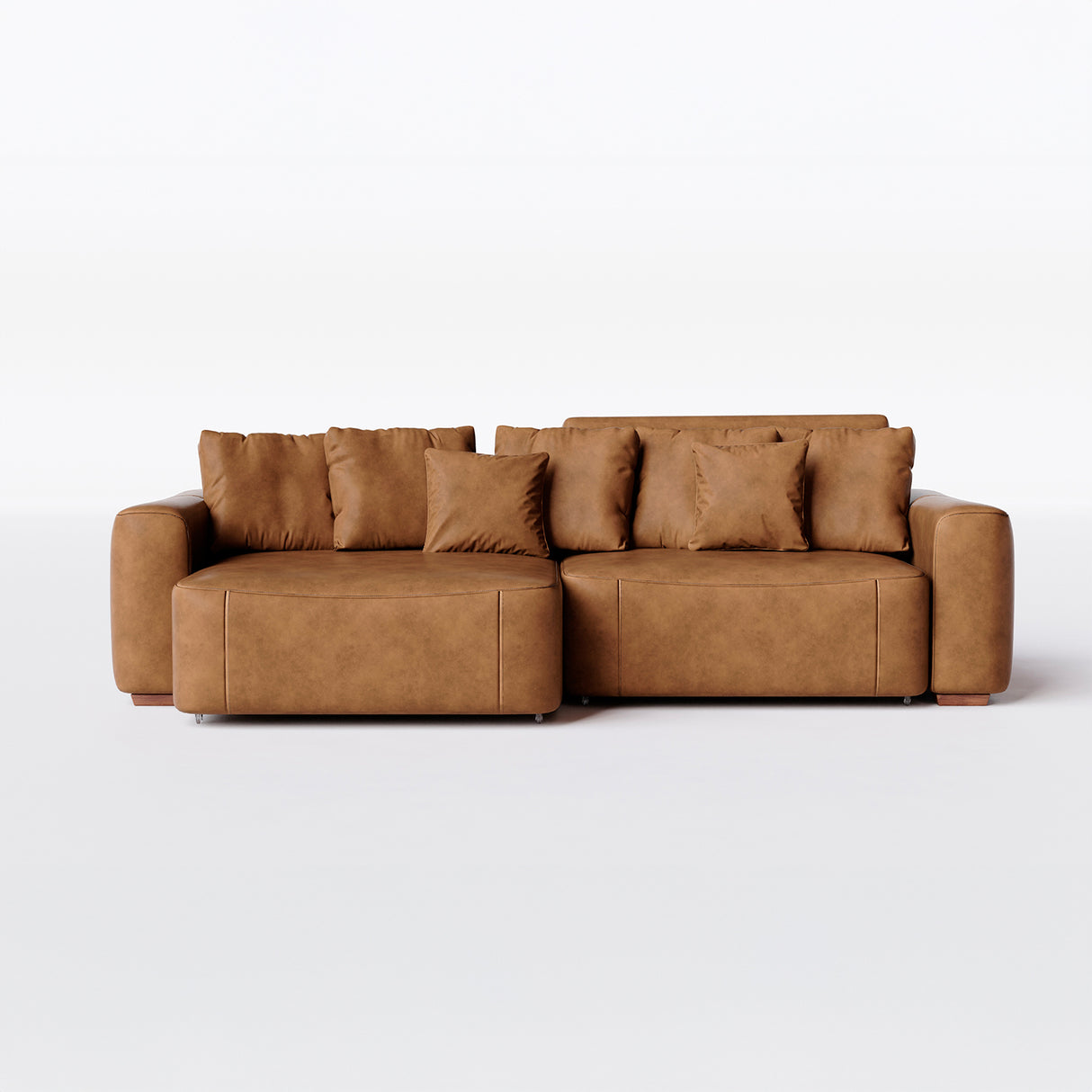 Sofá de Cuero Albany Extensible y Reclinable