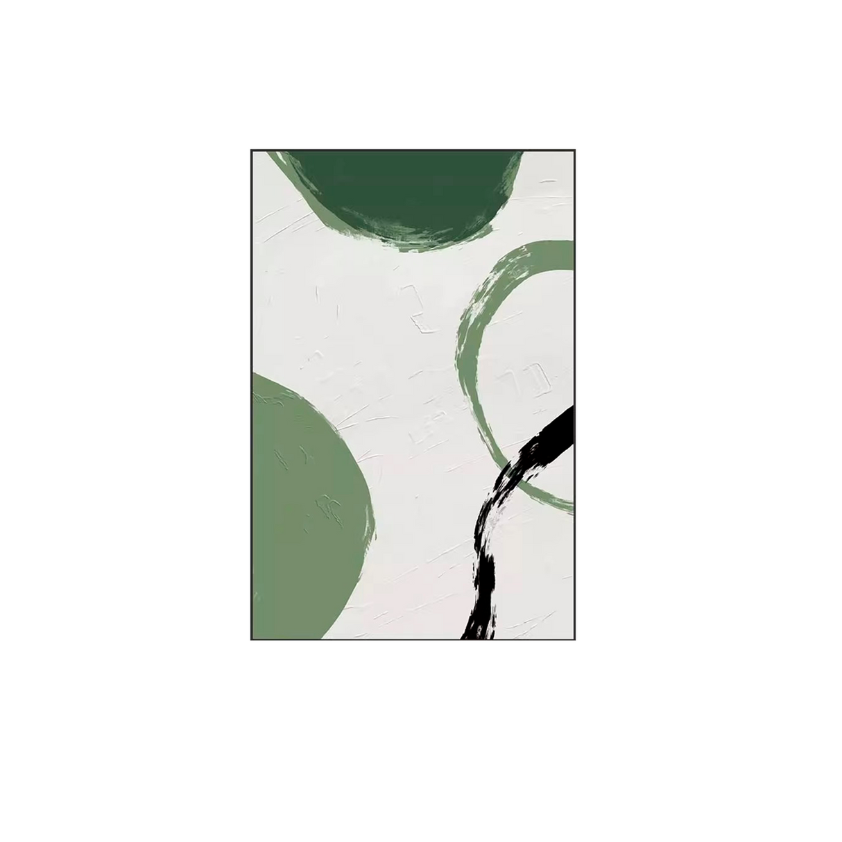 Cuadro Decorativo Abstracto Musgo Bihua