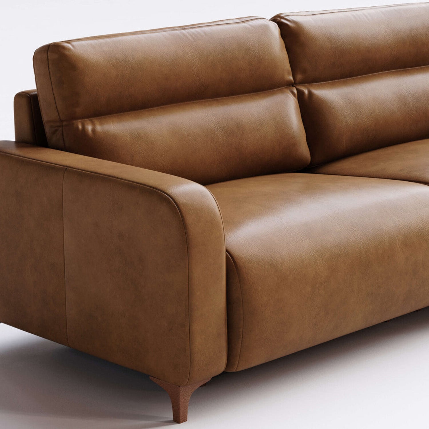 Sofá de Cuero Hush Extensible y Reclinable