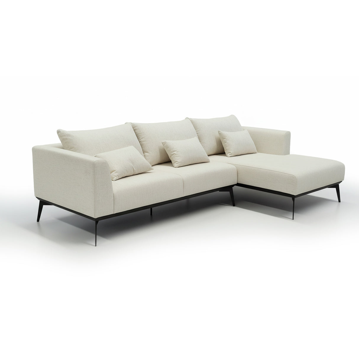 Sofá Palace con Chaise 2.76 MT 6010 Stock