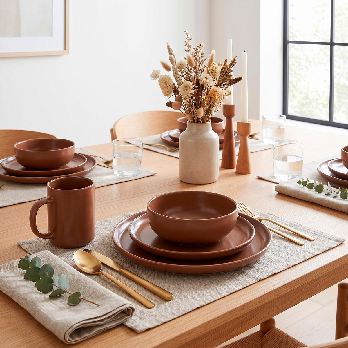 Set de 16pc Loza coffe cerámica