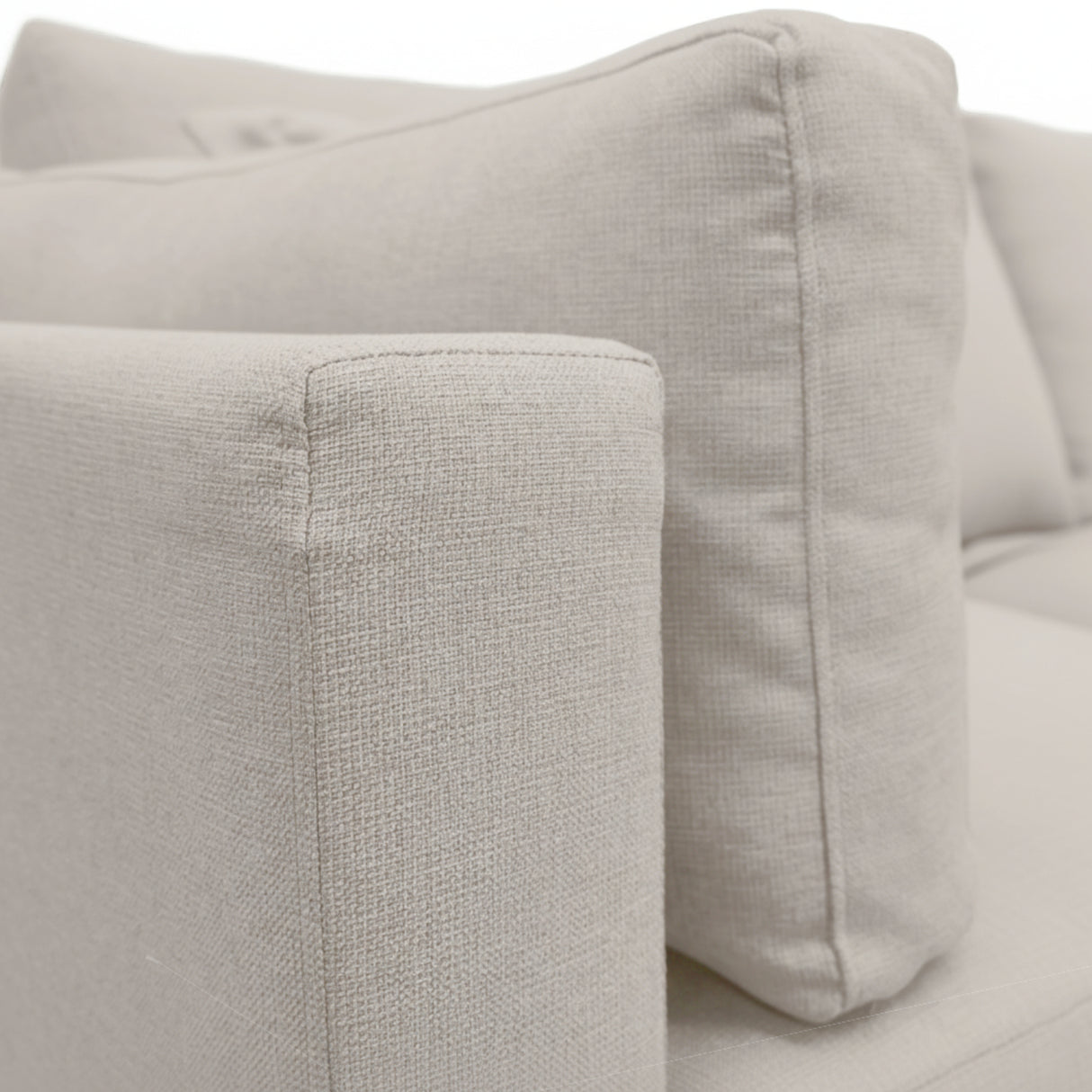 Sofá de 2 cuerpos de tela lino